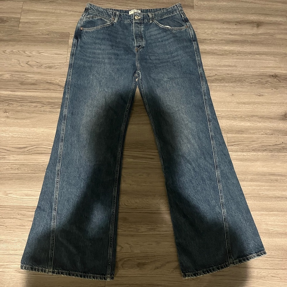 LIKE NEW Free People We The Free Expert Advice Flare Jean - Picture 3 of 5